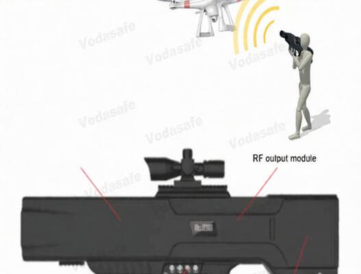 購入 1500mの大きい適用範囲の無人機RFの妨害機、防水方向無人機の妨害機 online manufacture
