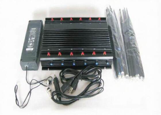 購入 完全なバンド携帯電話信号のブロッカー、12V車の充電器が付いている携帯電話の妨害機 online manufacture