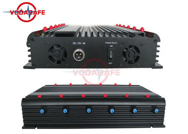 Full Band Mobile Phone Signal Blocker , Cell Phone Jammer With 12V Car Charger