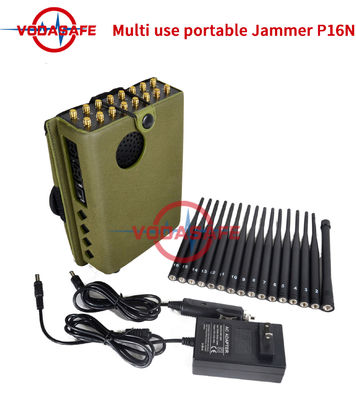 16 Band 12000mAh 25m Mobile Phone Signal Jammer ICNIRP GPS WiFi Signal Jammer